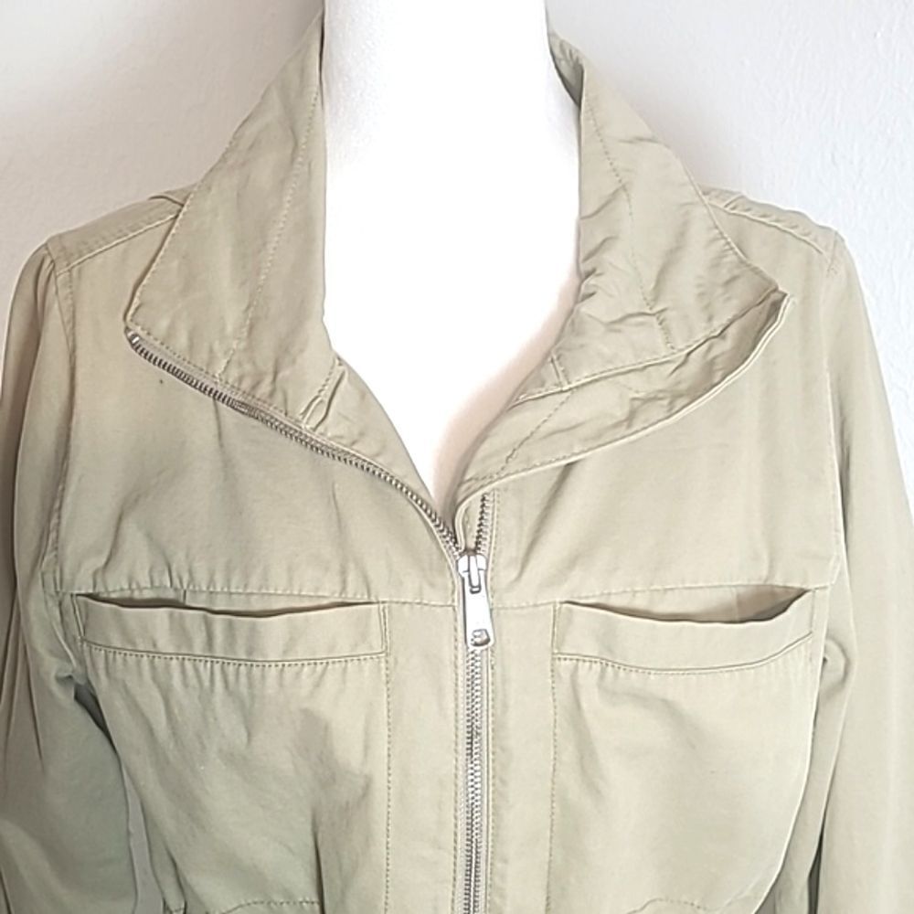 Old Navy Khaki Jacket, Size Medium - Picture 5 of 13